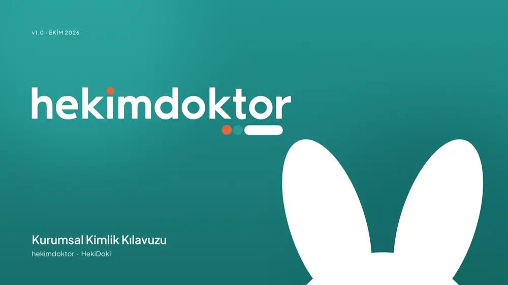 HekimDoktor kurumsal kimlik kılavuzu kapağı