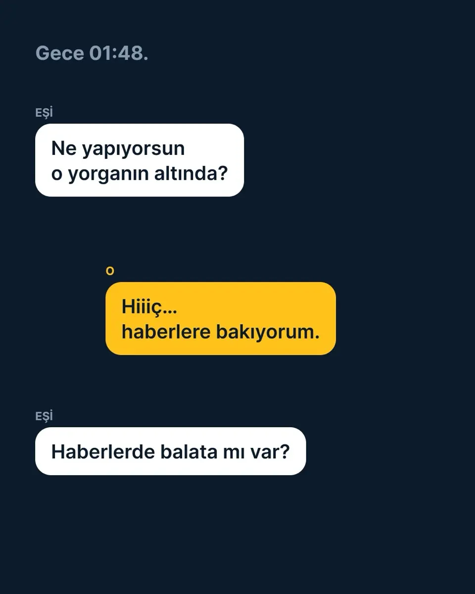 Gece 01:48 mesajlaşma kurgulu post