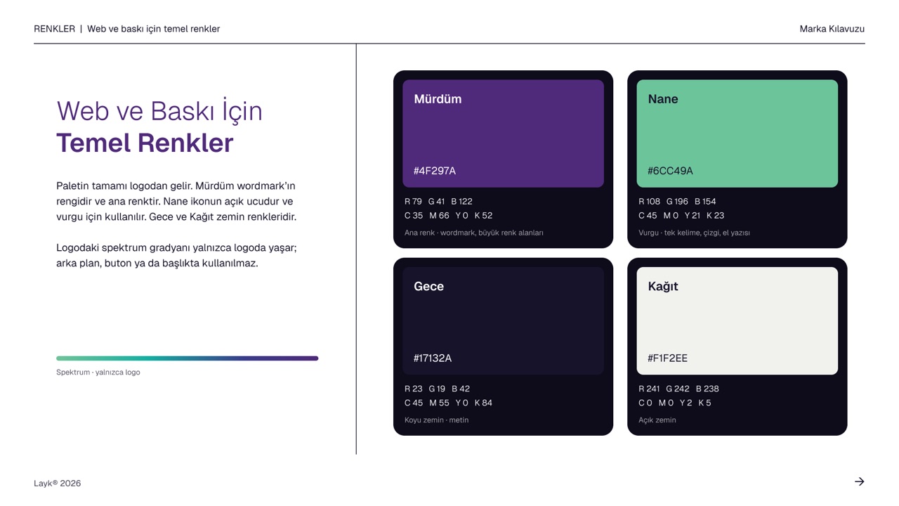 Guide: colours
